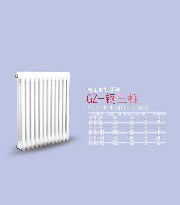 GZ-鋼三柱 鋼製散熱器